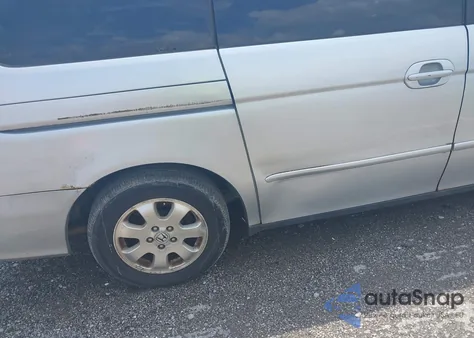 2002 Honda Odyssey Ex-L из США, поврежденный, VIN 5FNRL18932B050435